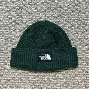 ❌ SOLD ❌   The North Face Big Box Beanie Dark Green Knit Winter Hat